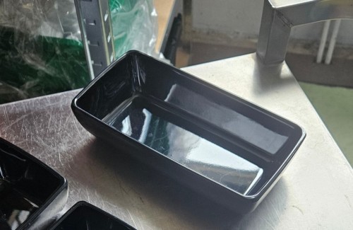 Schaaltje 20x10x4,5cm - Melanie zwart RH 